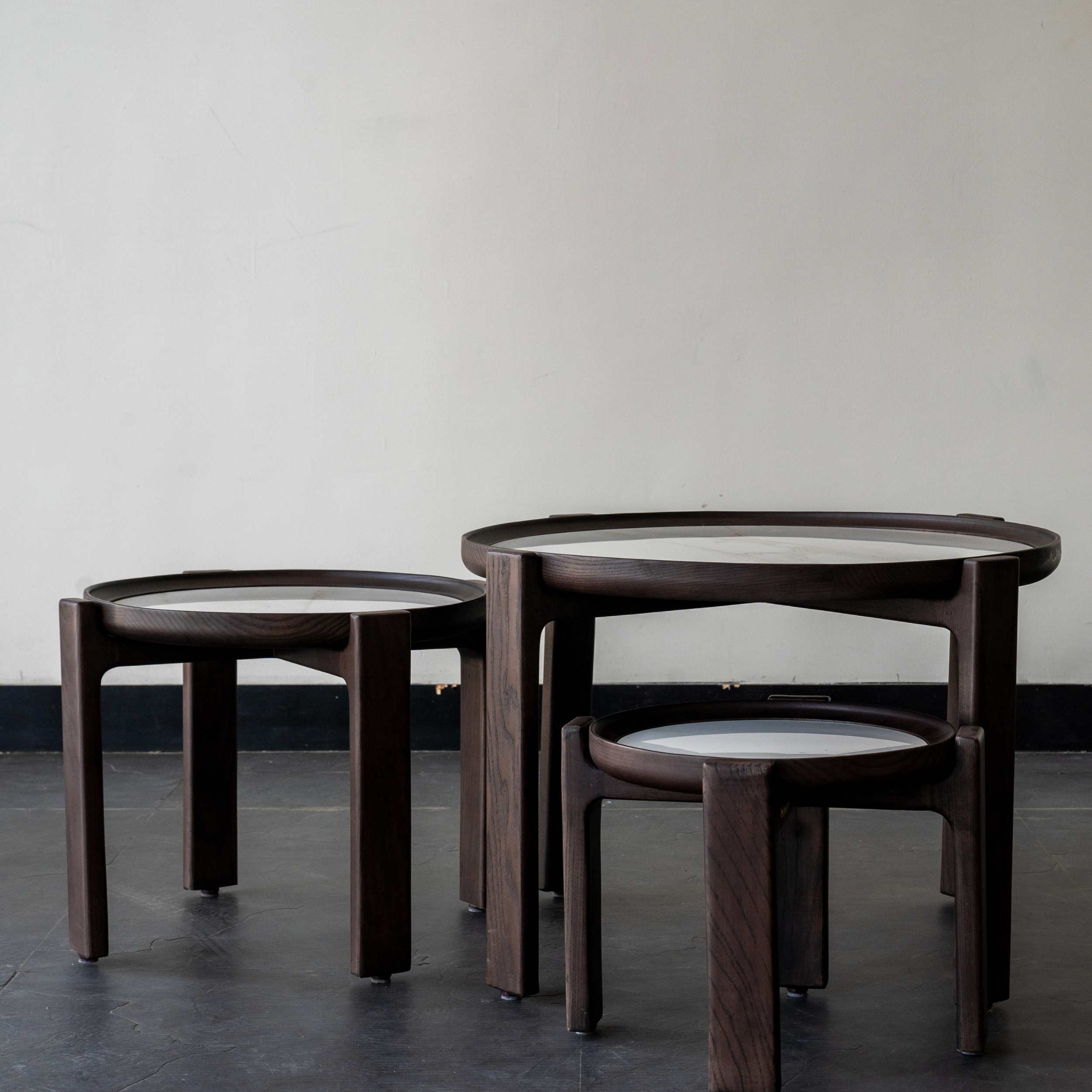 Nesting Marble Round Center Table