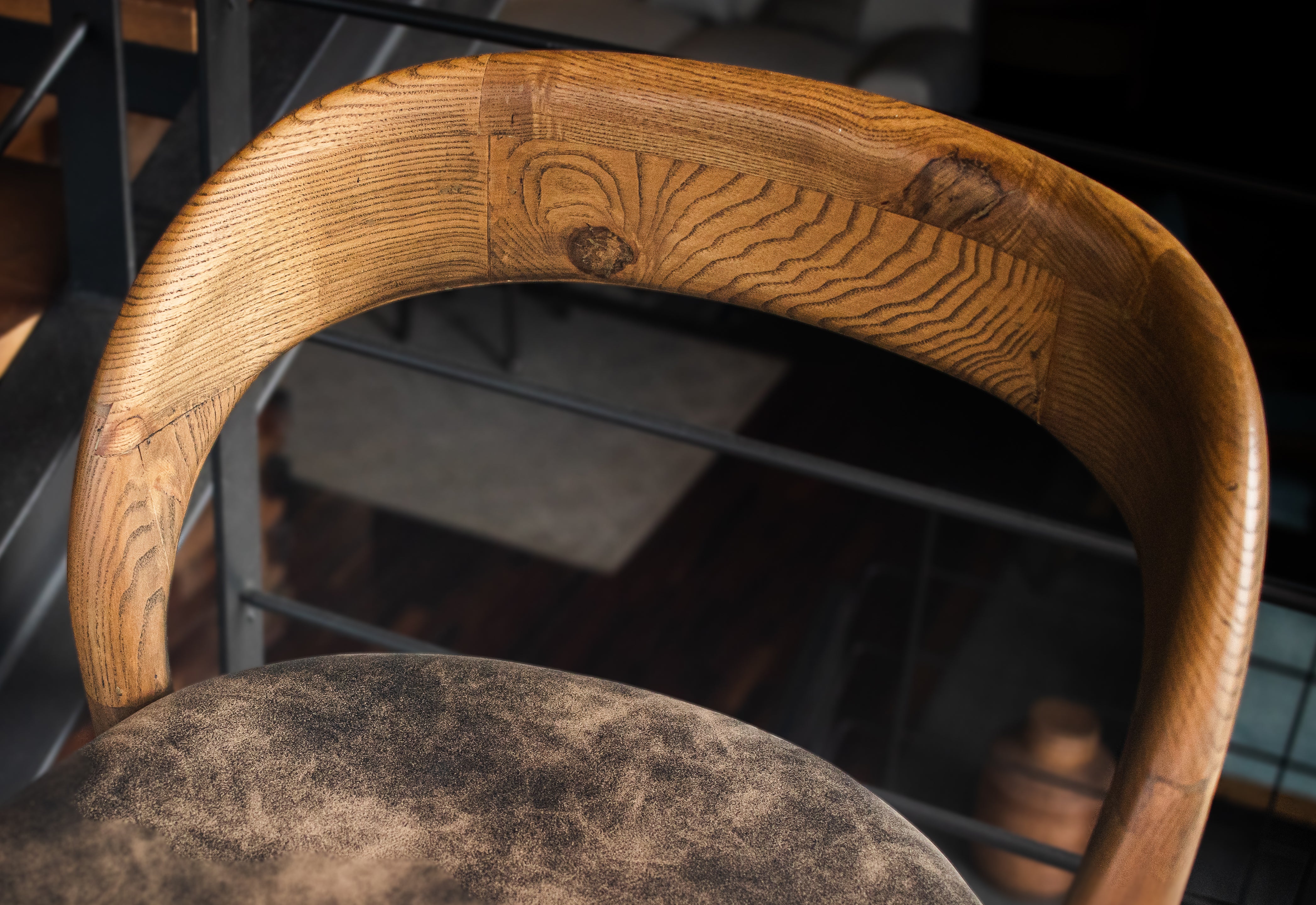 Walnut Bar chair